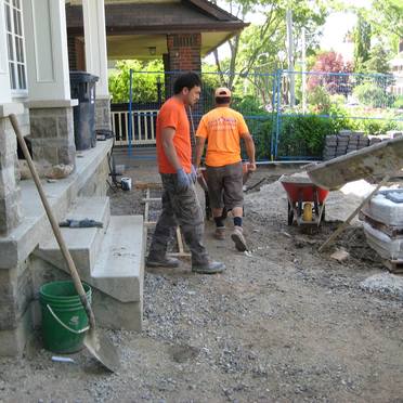 Walkways construction