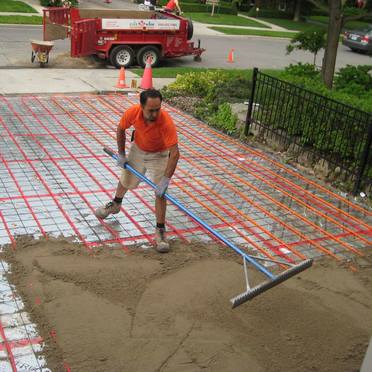 Driveway construction